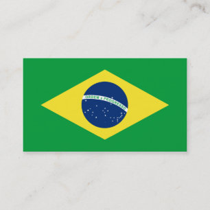 brazil flagga visitkort