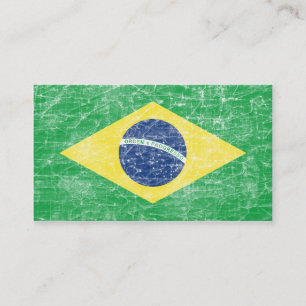 brazil flagga visitkort