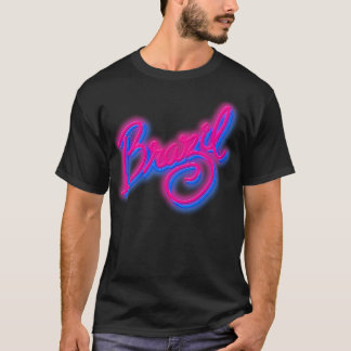 BRAZIL Neon 80s Cult Film T Shirt
