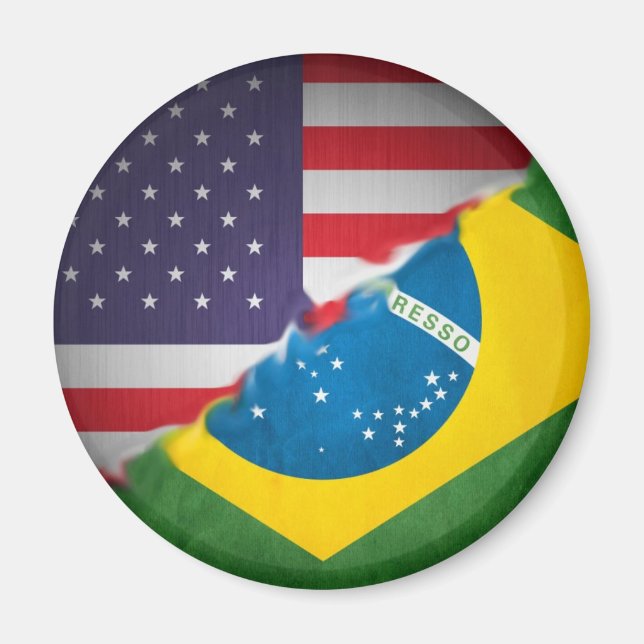 brazil och america magnet (Framsidan)