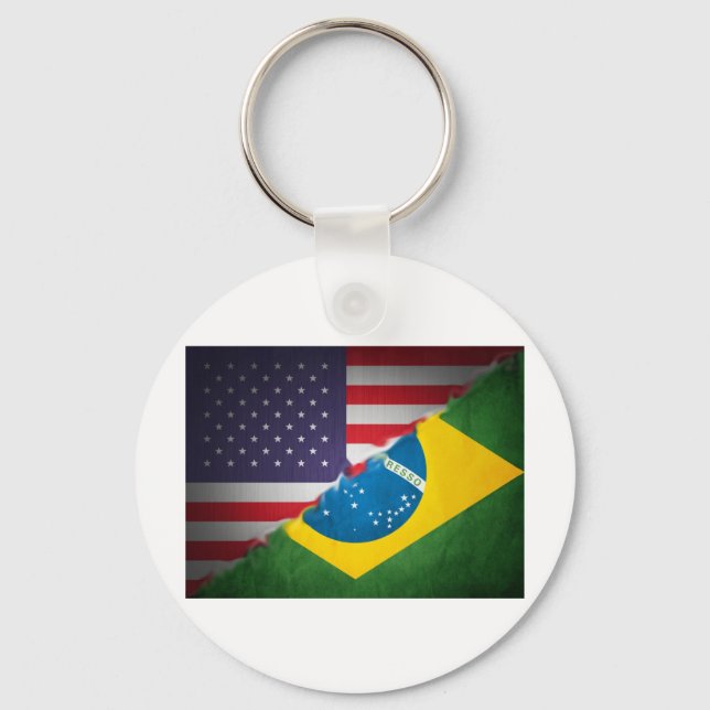 brazil och america nyckelring (Framsida)