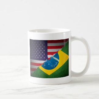 brazil och Amerika Kaffemugg