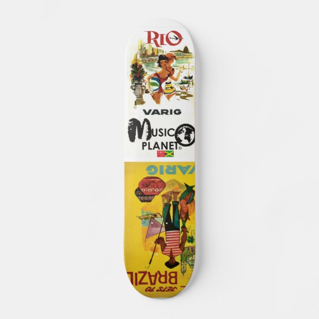 BRAZIL RIO Skateboard (Framsida)