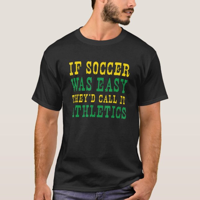 Brazil Soccer Brazilian Football Brasil Futbol T Shirt (Framsida)