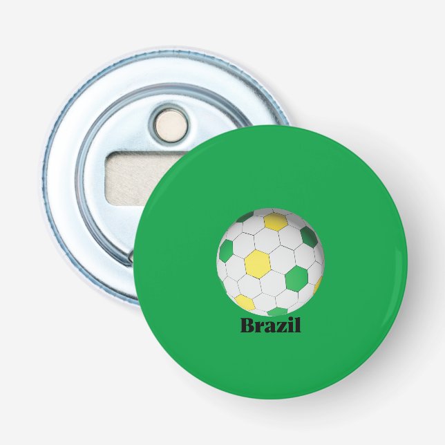 Brazil Soccer Flasköppnare (Framsidan)
