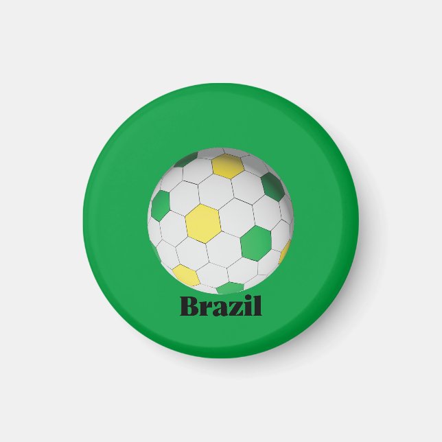 Brazil Soccer Magnet (Framsidan)