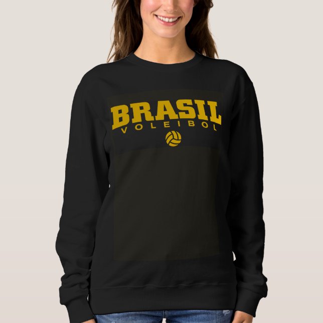 Brazil Volleyball T Shirt (Framsida)