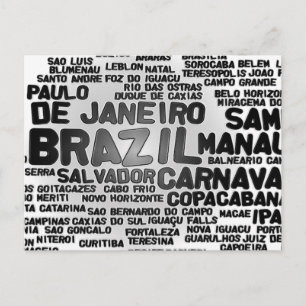 BRAZIL-vykort Vykort