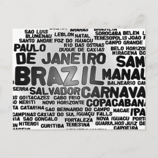 BRAZIL-vykort Vykort (Framsida)