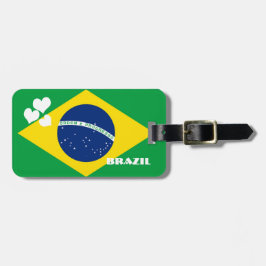 BRAZILIAN flagga Bagagebricka
