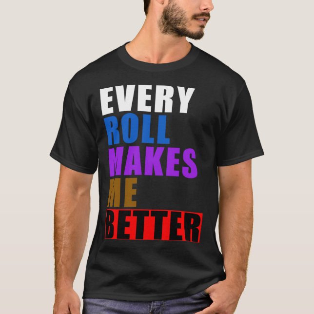 Brazilian Jiu Jitsu BJJ and Grappling T Shirt (Framsida)