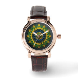 Brazilian Leaf Mandala - Watch Armbandsur