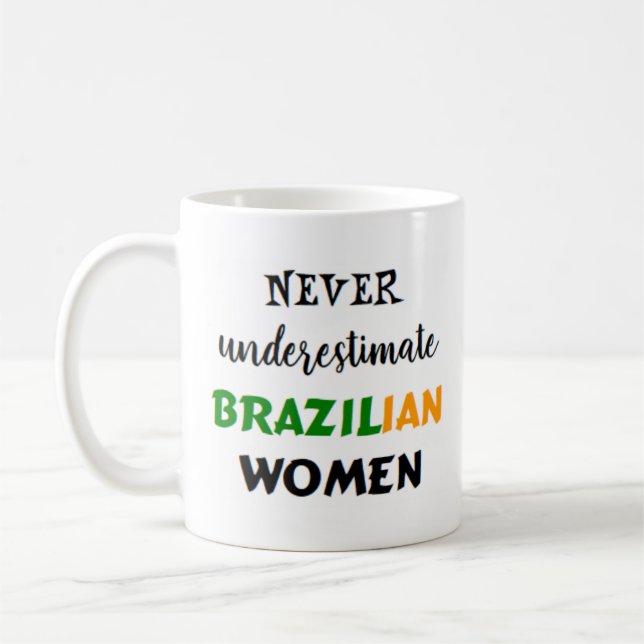 braziliskt kvinnokaffe mugg (Vänster)
