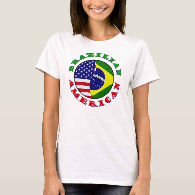 braziliznamerikan tee shirt (Framsida)