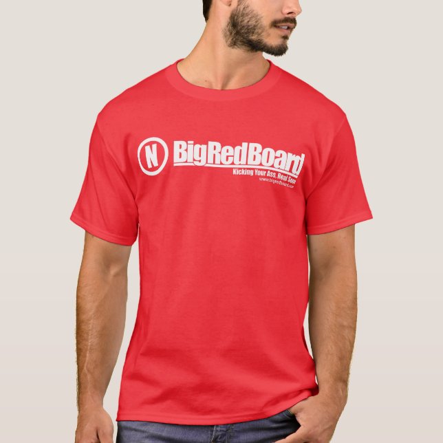 BRB-vitlogotyp T-shirt (Framsida)