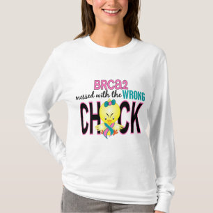 BRCA2 röra med den fla chicken T-shirt