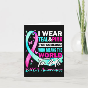 Brca Awareness Breast and Ovarian Cancer Support Kort