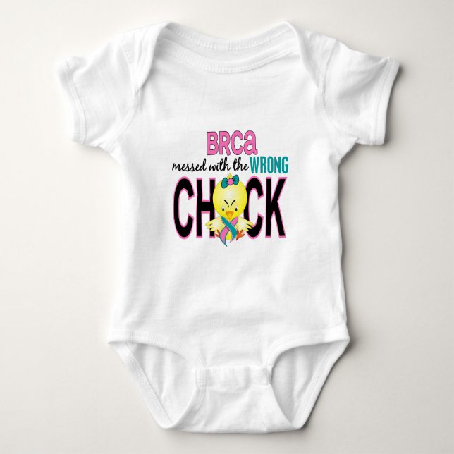 BRCA-meddelande med felaktig Chick Tröja (Framsida)