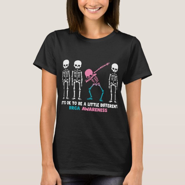 Brca Warrior Awareness Fight Breast T Shirt (Framsida)