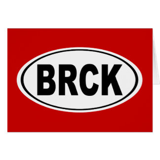 BRCK Breckenridge Colorado Hälsningskort