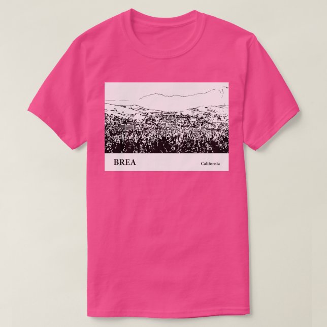 Brea California TShirt 2 T Shirt (Design framsida)
