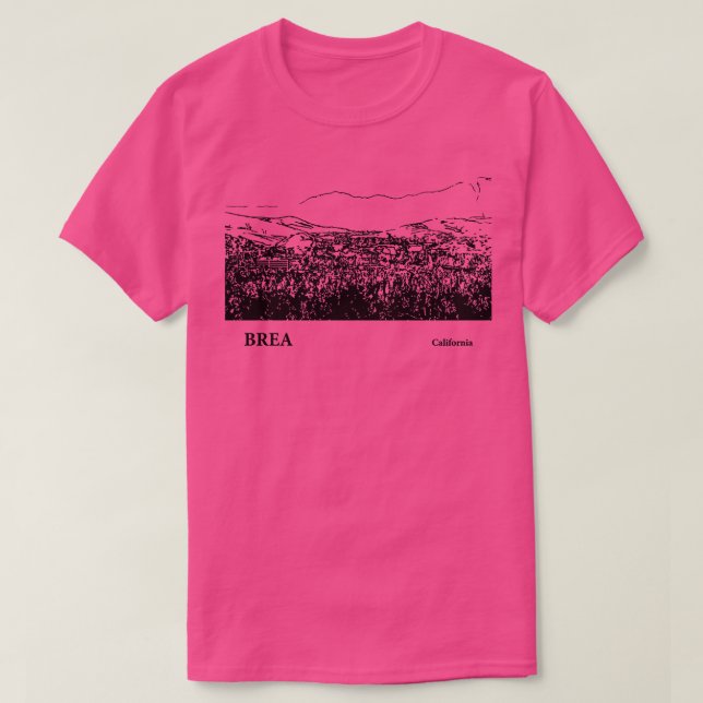 Brea California TShirt 3 T Shirt (Design framsida)