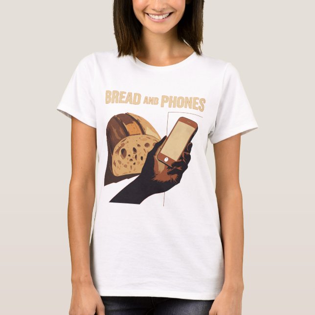 Bread and Phones – Modern Essentials T Shirt (Framsida)
