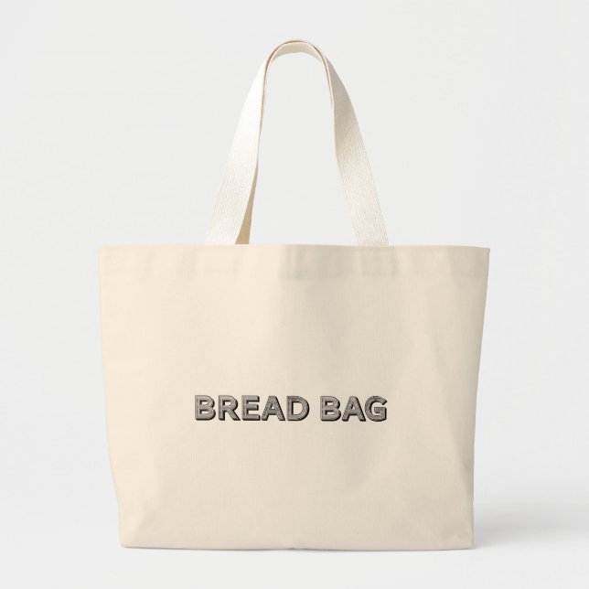 Bread Bag Jumbo Tote Jumbo Tygkasse (Framsidan)