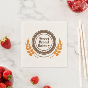 Bread Bakery Wheat Gräns Napkins Pappersservett