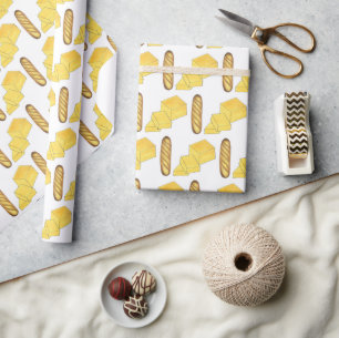 Bread Butter Baguette Fransk Bakery Loaf Foodie Presentpapper