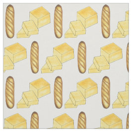 Bread Butter Baguette Fransk Bakery Loaf Foodie Tyg