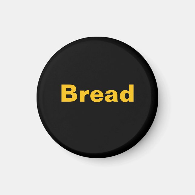 BREAD Logotyp Mat  Magnet (Framsidan)