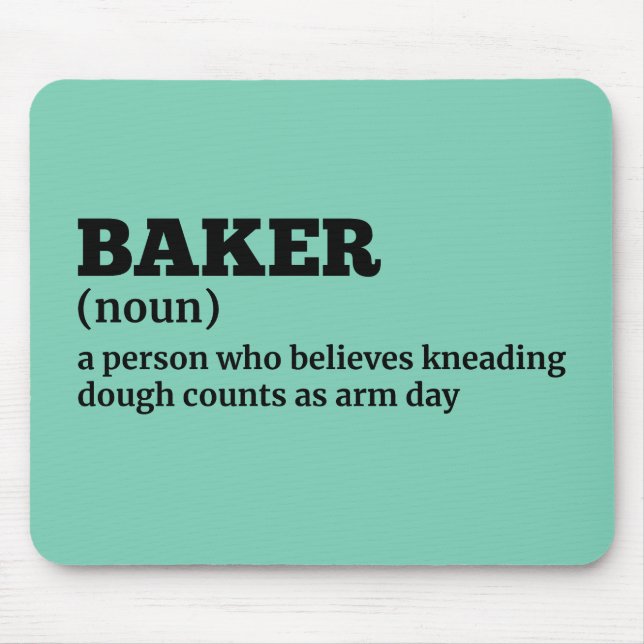 Bread Maker Funny Definition Mouse Pad Musmatta (Framsidan)