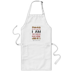 Bread Maskin Baking Långt Förkläde