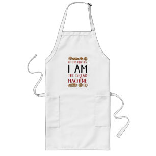 Bread Maskin Baking Långt Förkläde