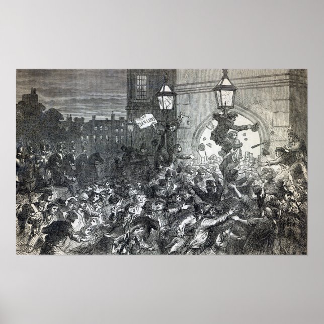 Bread Riot vid ingången till kammaren Poster (Framsidan)