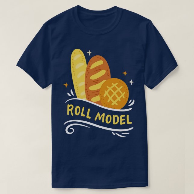 Bread Roll Baking Baker Pastry Chef T Shirt (Design framsida)