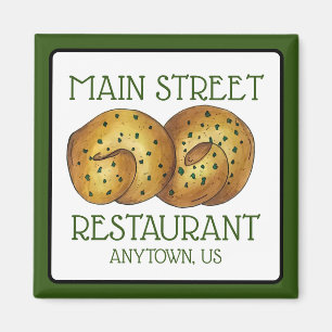 Bread Roll Italiana Food Restaurant Magnet