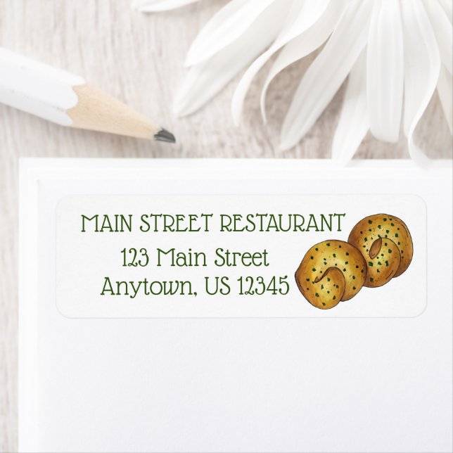 Bread Roll Italiana Food Restaurant Returadress Etikett (Insitu)