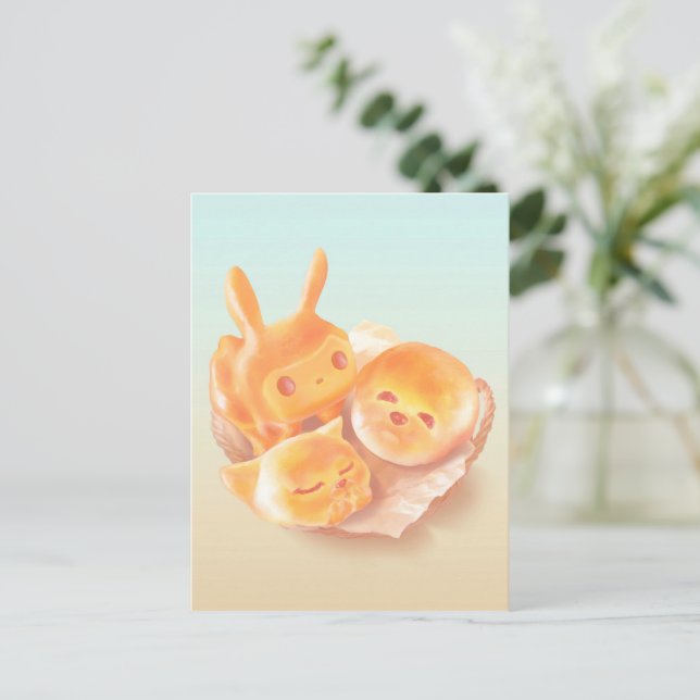 Bread Soul Meddelande Vykort (Stående Fram)