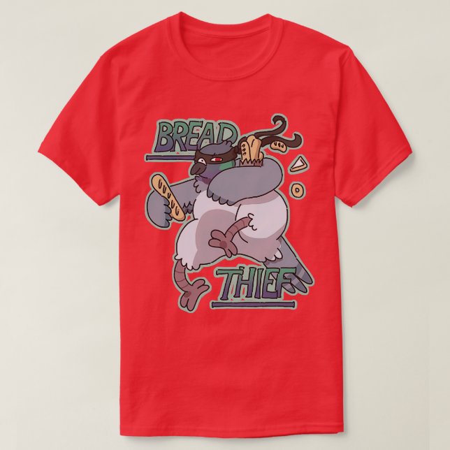 Bread Thief T Shirt (Design framsida)