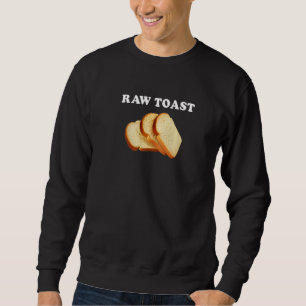 Bread Toast Joke Lång Ärmad Tröja