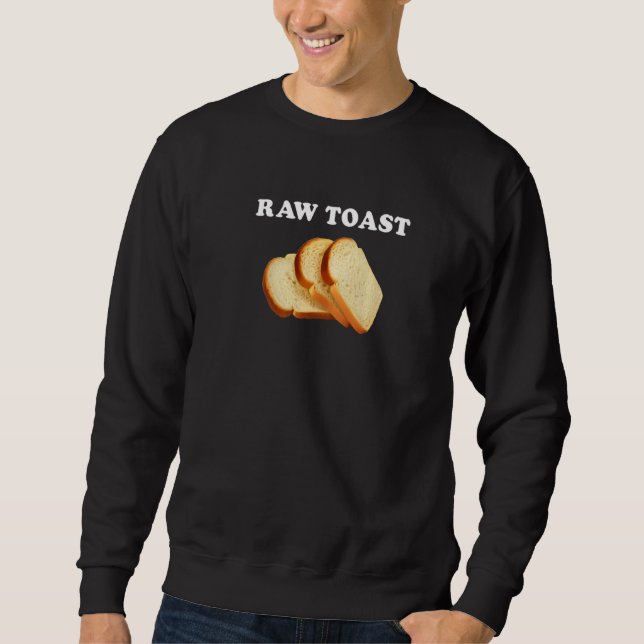 Bread Toast Joke Lång Ärmad Tröja (Framsida)