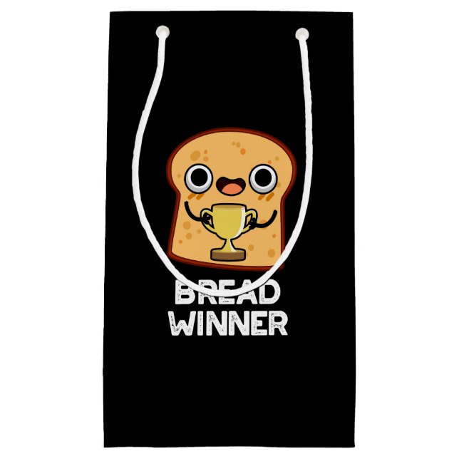 Bread Winner Funny Food Pun Mörk BG (Framsidan)