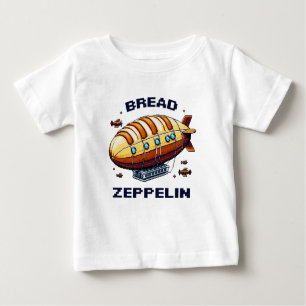 Bread Zeppelin - Pixel Art Airship Retro Design T Shirt