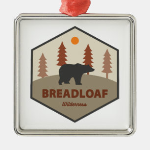 Breadloaf Wilderness Vermont Bear Julgransprydnad Metall