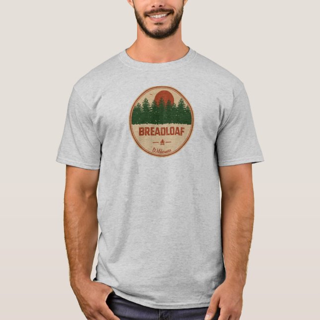 Breadloaf Wilderness Vermont T Shirt (Framsida)