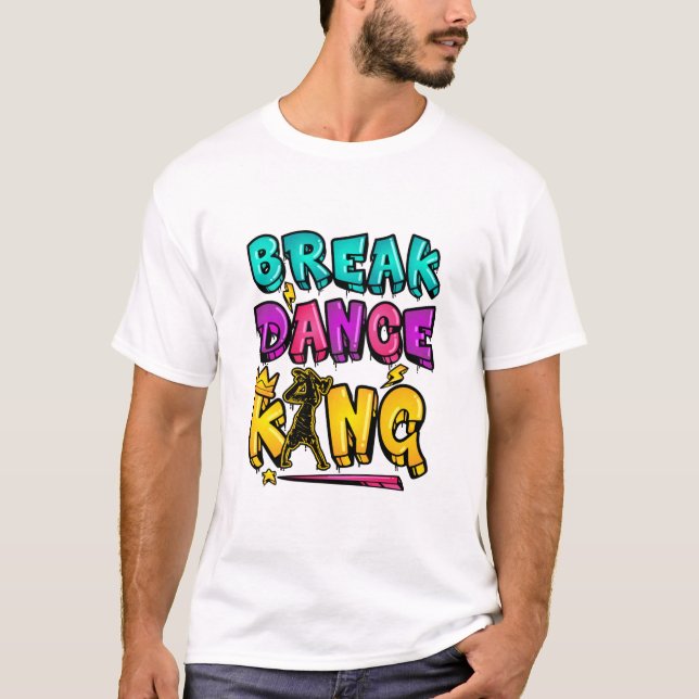 Break Dance Kung T Shirt (Framsida)