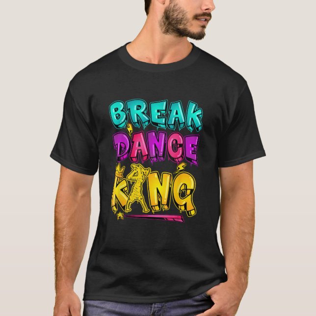 Break Dance Shirt Hip hop B Boy Breakdans TShir T (Framsida)