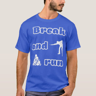 Break och springa bassäng t shirt